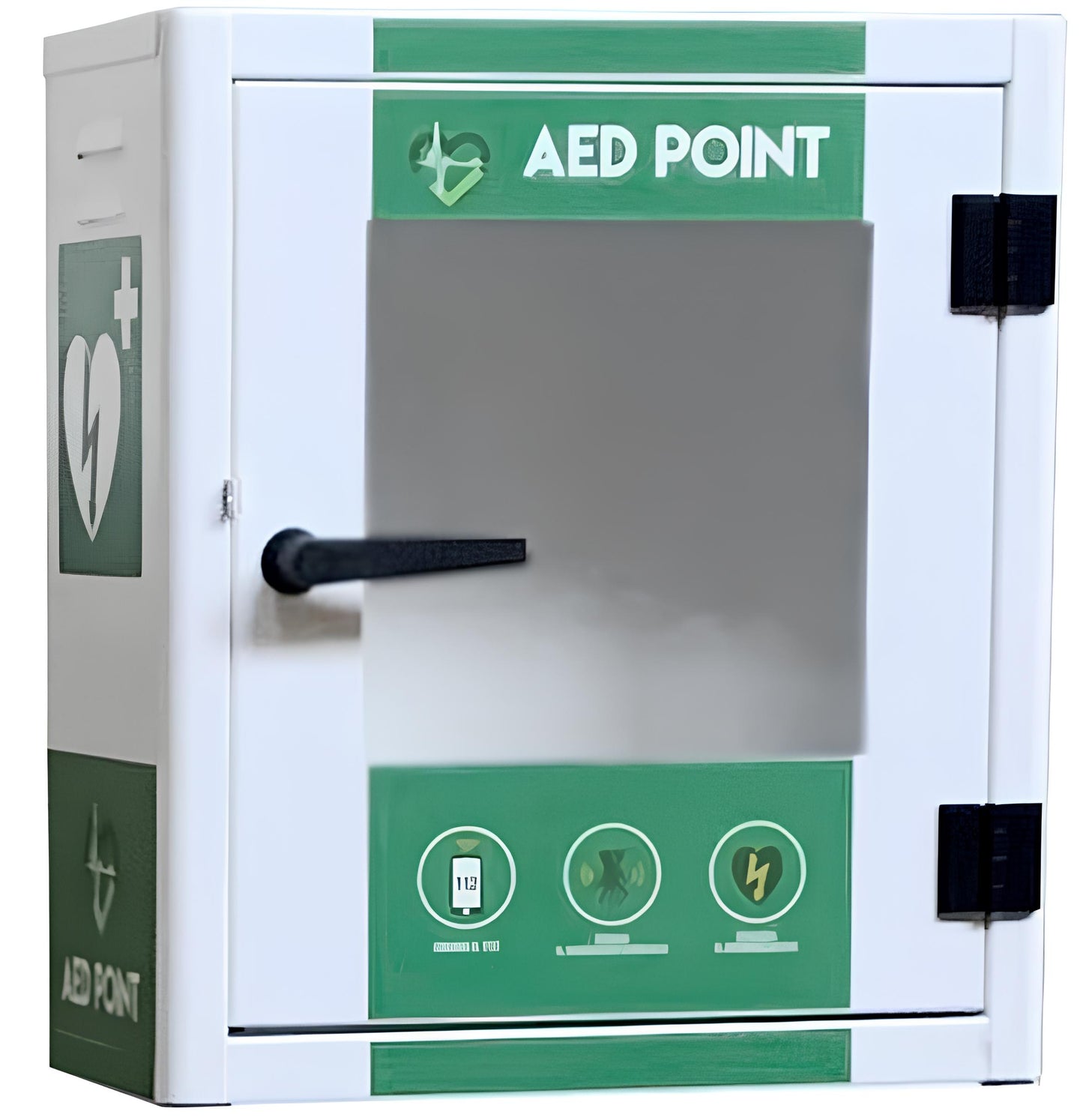 Teca per defibrillatore da interno ed esterno allarmata e termoregolata ARM043TA