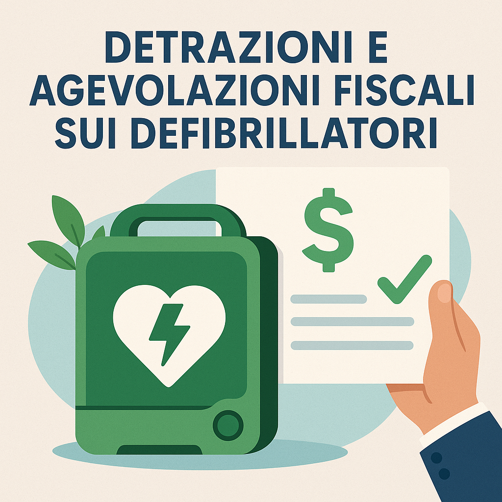Agevolazioni Fiscali per l'Acquisto di Defibrillatori (DAE) e formazione BLSD