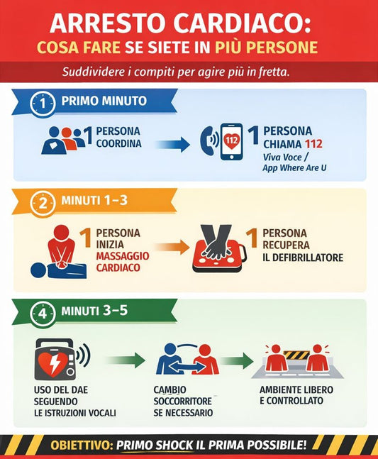 Cosa fa la differenza nei primi 5 minuti di un arresto cardiaco
