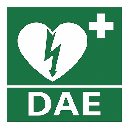 Teca metallica porta defibrillatore ARM040