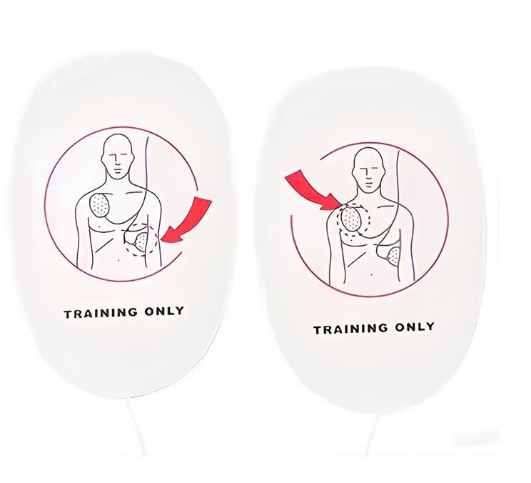 Elettrodi adulto defibrillatore didattico universale 3 pezzi