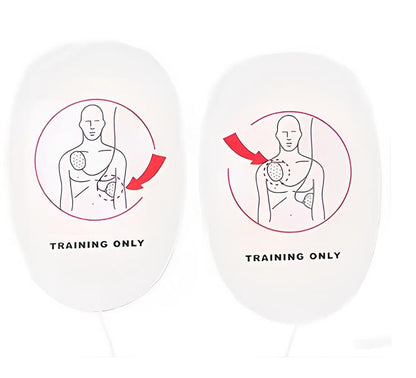Elettrodi adulto defibrillatore didattico universale 3 pezzi