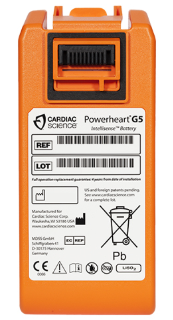 Batteria per defibrillatore Powerheart G5 Cardiac Science