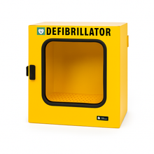 Teca defibrillatore metallica da esterno CARVEL allarmata ARM041